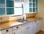 One of Our Rentals… Vintage, Cottage Style Duplex… Open Cabinets and Inspiration for Aqua
