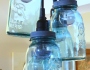Our House: Family Room Canning Jar Chandelier